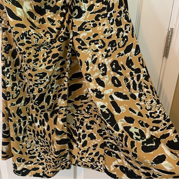 Topshop Leopard Print Wrap Dress, size 4 - Picture 5 of 11